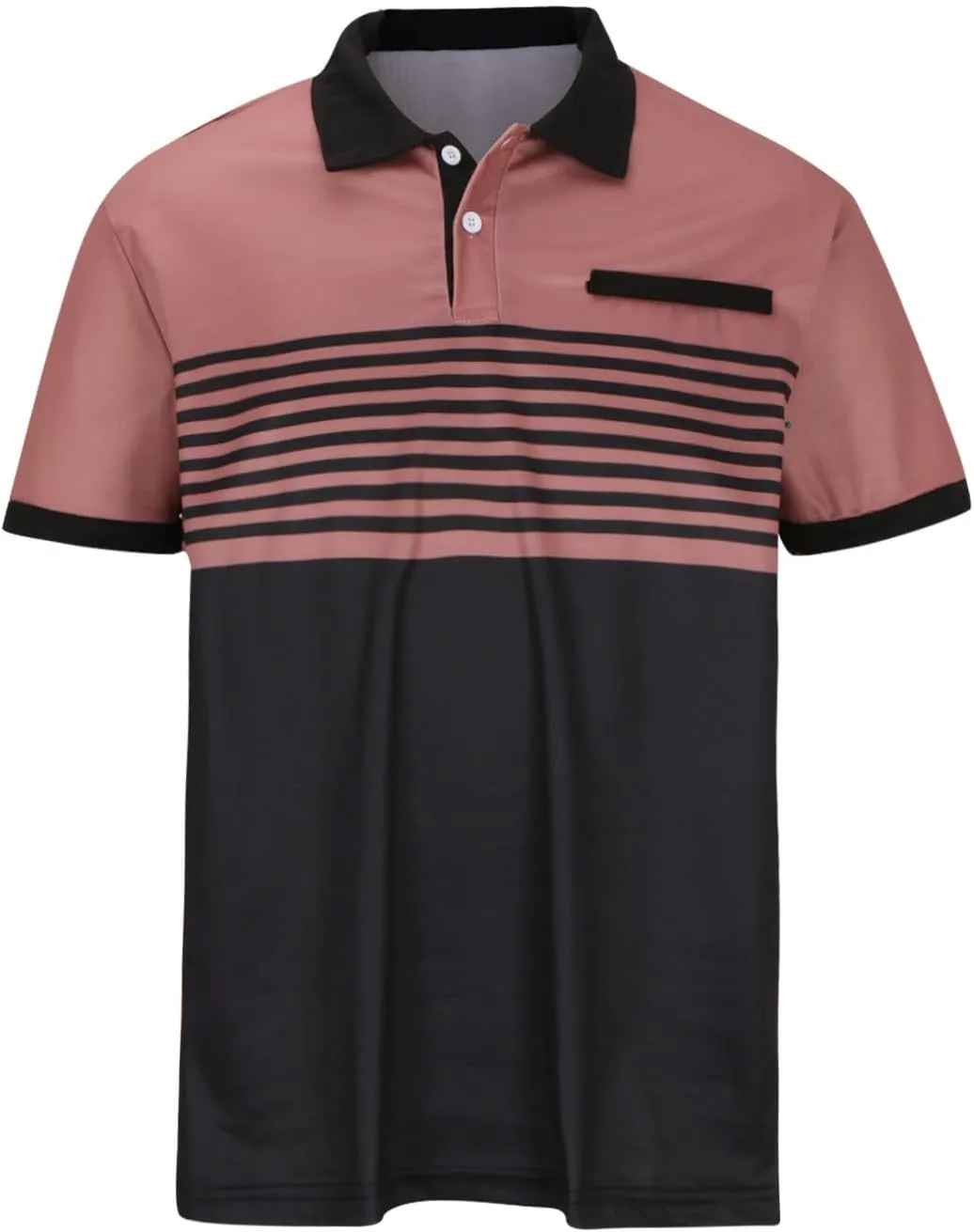 Muscularfit Summer Polo Shirts for Men Loose Fit Short Sleeve Button Down V Neck Henley Tops Casual Stylish Athletic T-Shirts