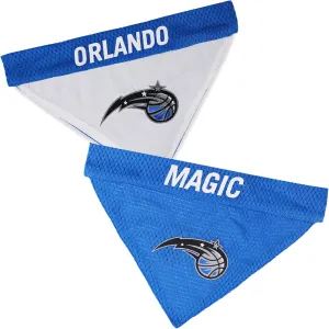 NBA Dog Bandana - Orlando Magic Reversible Pet Bandana. 2 Sided Home & Away Sports Bandana with a PREMIUM Embroidery TEAM Logo, Small/Medium