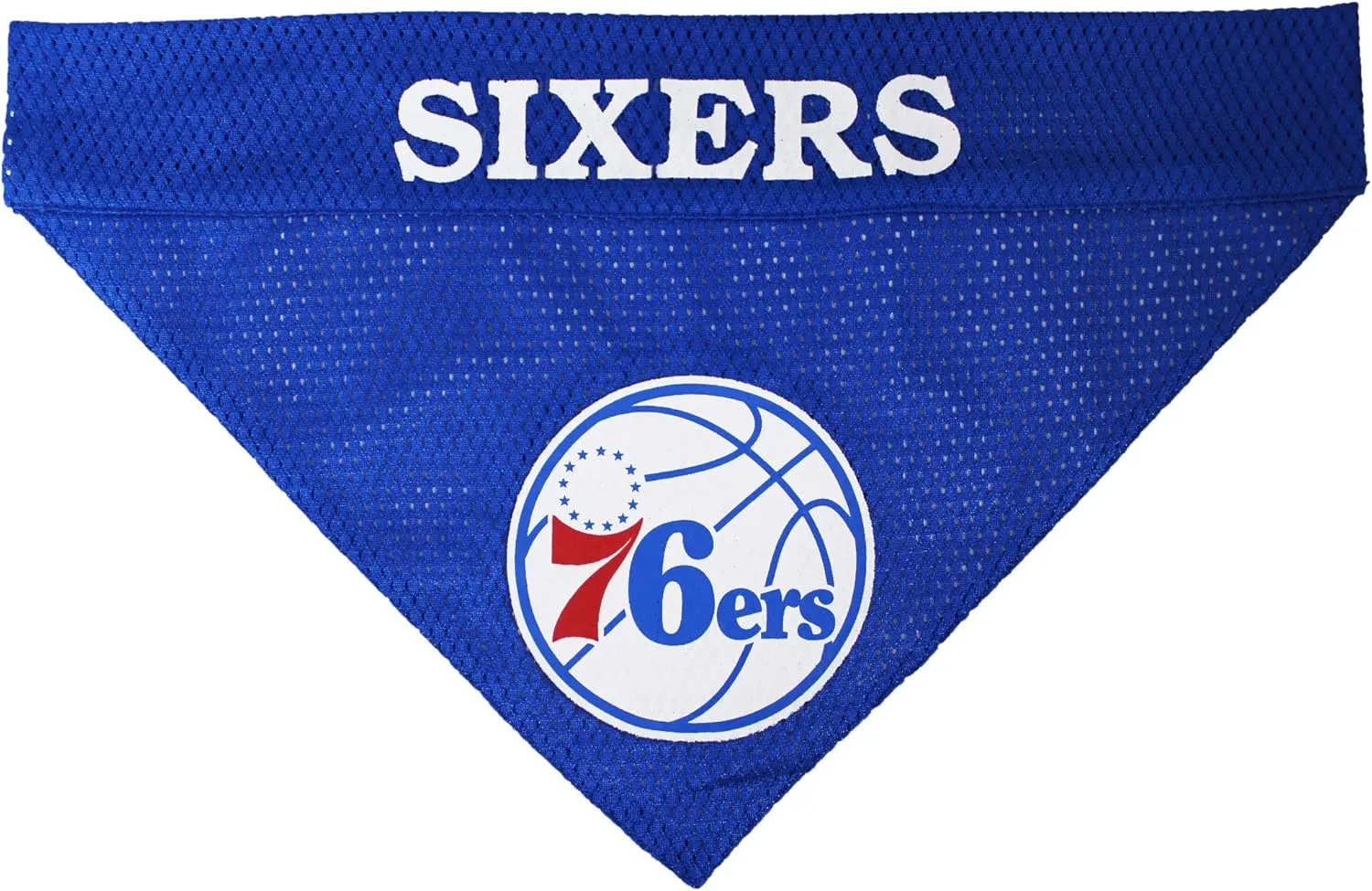 NBA Dog Bandana - Philadelphia 76ers Reversible Pet Bandana. 2 Sided Home & Away Sports Bandana with a PREMIUM Embroidery TEAM Logo, Large/X-Large