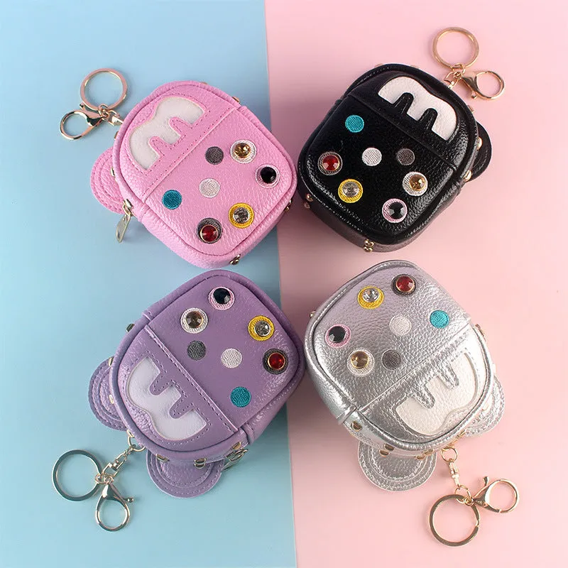 New Female Simple Cute Mini Heart Coin Purses
