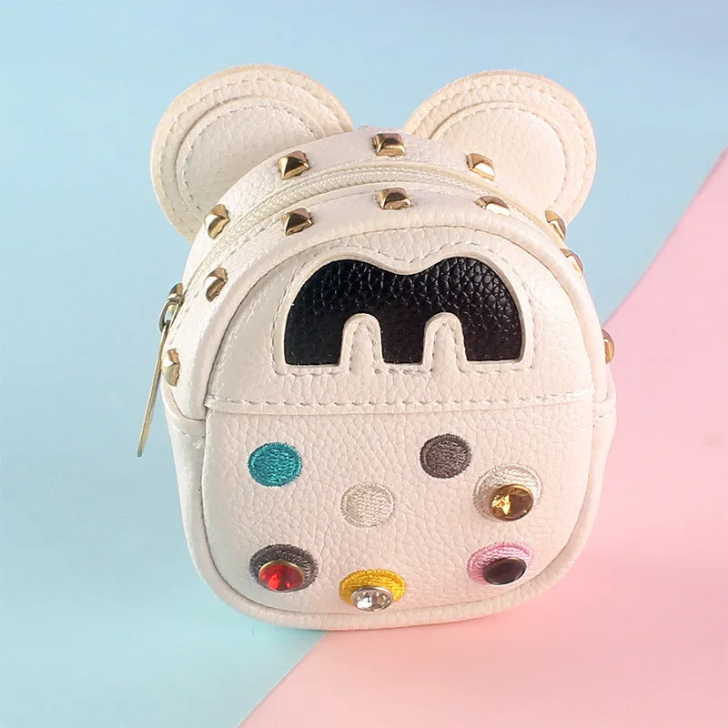 New Female Simple Cute Mini Heart Coin Purses