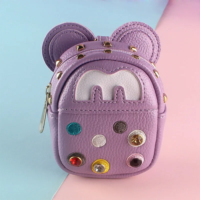 New Female Simple Cute Mini Heart Coin Purses