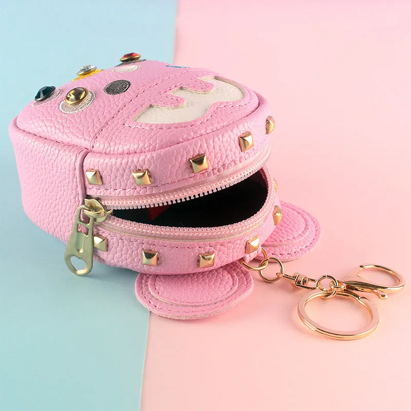 New Female Simple Cute Mini Heart Coin Purses