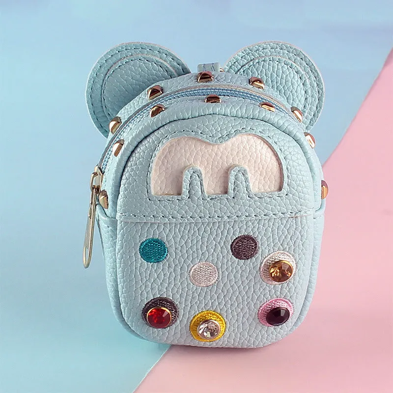 New Female Simple Cute Mini Heart Coin Purses