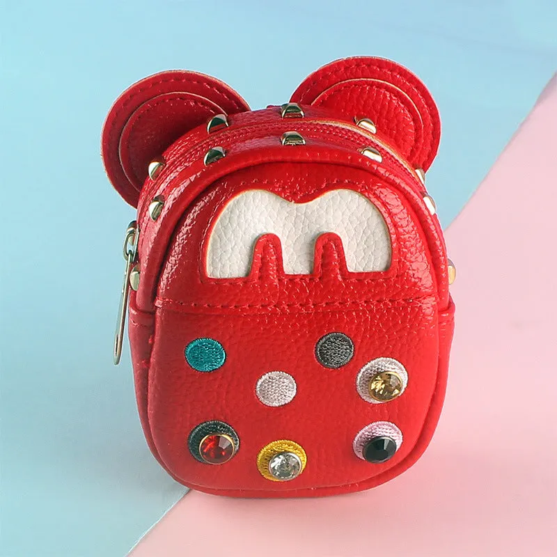 New Female Simple Cute Mini Heart Coin Purses