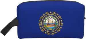 New Hampshire state flag print Travel Toiletry bag Toiletry bag for women men Cosmetic bag Travel accessories for Women Men