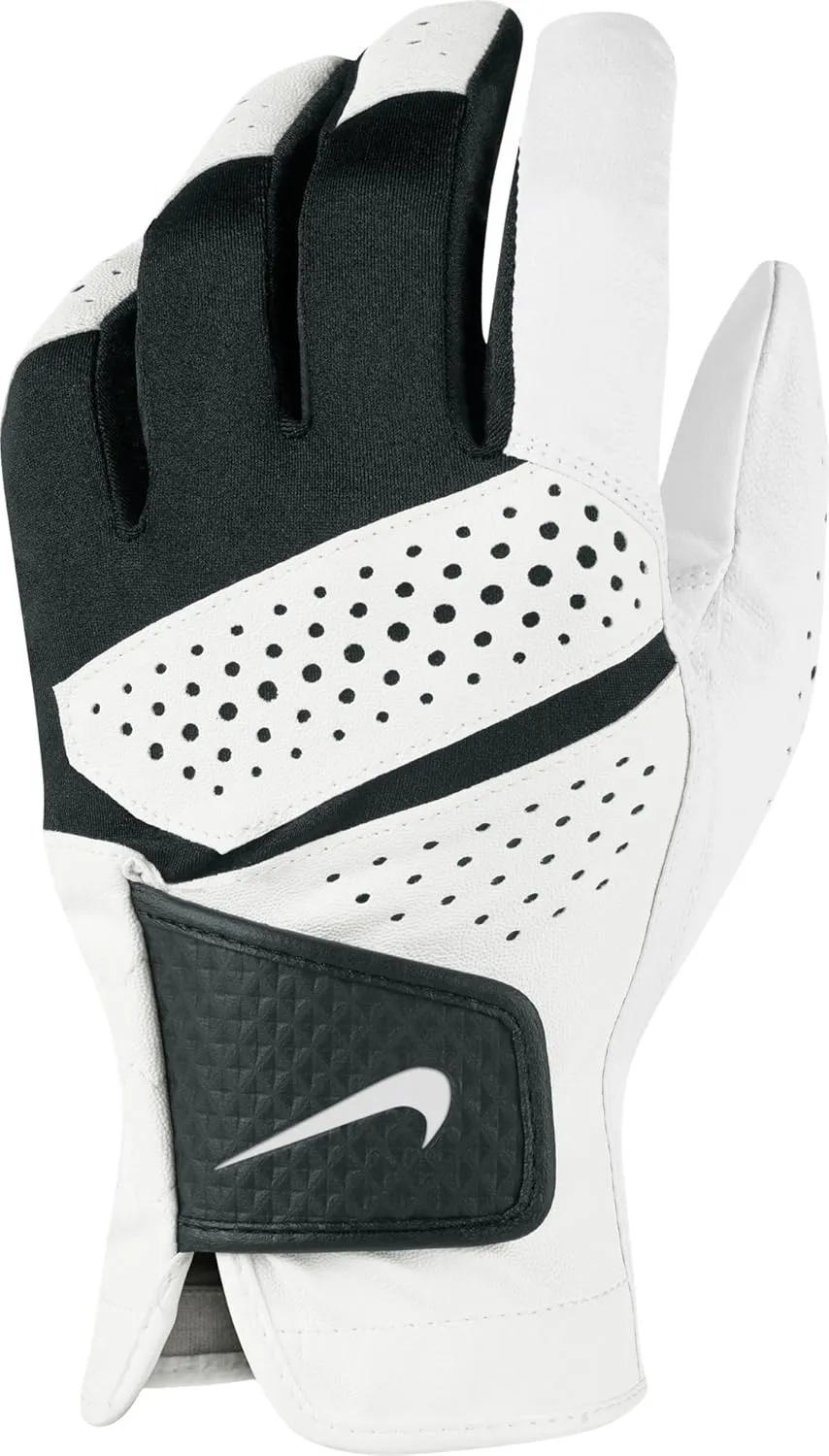 NEW Nike Tech Extreme VI Men's Cadet Left Medium/Large White/Black Golf Glove