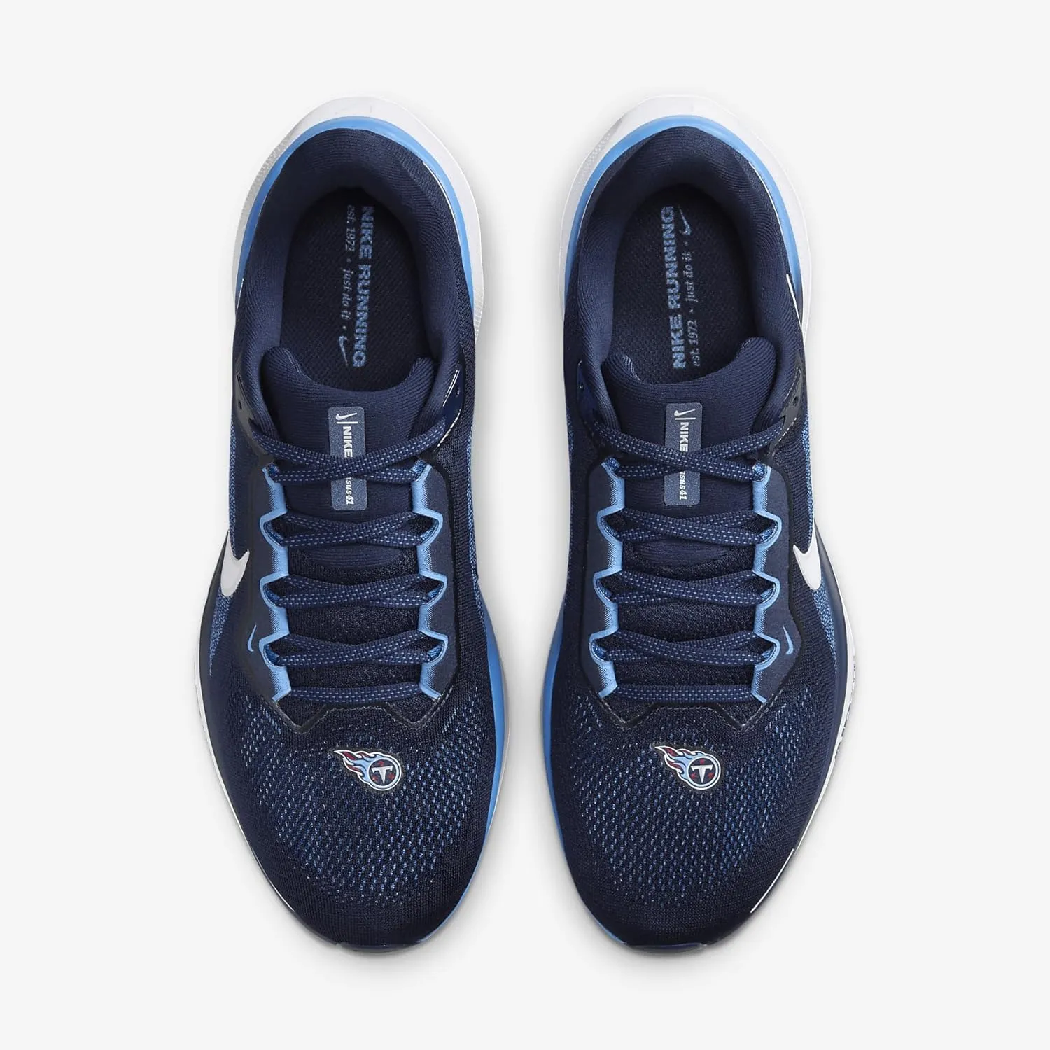 Nike Pegasus 41 Men's Road Running Shoes (FZ5099-400, College Navy/White/Coast/White)