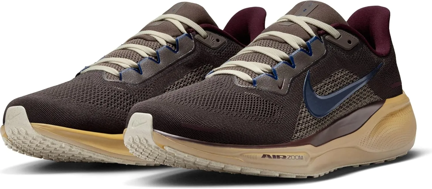 Nike Pegasus 41 Premium Men's Road Running Shoes (HV4327-299, Medium Ash/Cave Stone/Desert Moss/Blue Void)