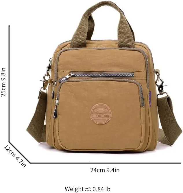 Nylon Crossbody Bag for Women Fashion Shoulder Bag Purse with Adjustable Strap