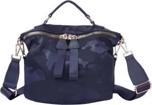 Nylon Crossbody Handbag for Women Anti-theft Purse Shopping Tote Bag Lightweight Shoulder Bag