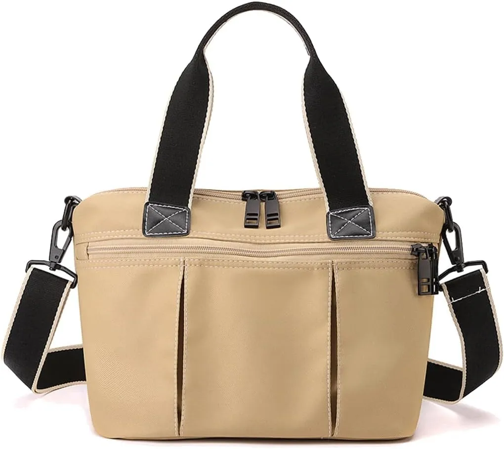 Nylon Handbag Waterproof Shoulder Bag for Women - Casual Crossbody Top Handle Messenger Bag