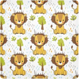 ODAWA Cute Cartoon Lions 21.7"x21.7" Self-adhesive Cloth Anti-Scratch Lens Wrapping