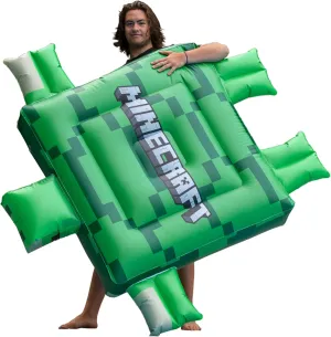 Officially Licensed Minecraft Ride-On Turtle Pool Raft Float - Dive into Beach Biome Fun, Oversized 72"x72"