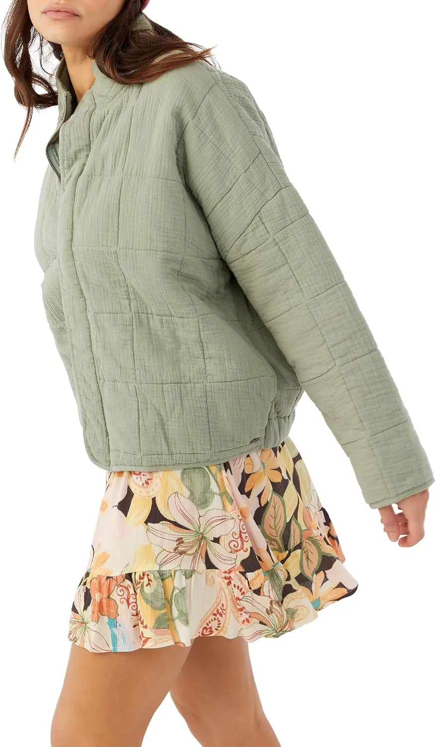 O'NEILL Women's Oversized Quilted Jacket - Lightweight Jackets for Women with Pockets - Casual and Comfortable