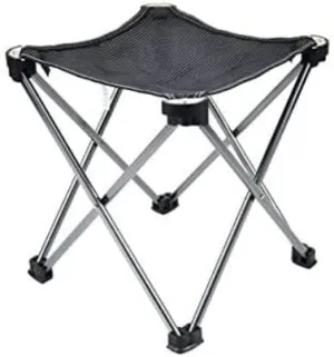 Outdoor Chair Folding Camping Chair Aluminum Alloy Ultralight Fishing Chair Foldable Portable Durable Camping Chair For Hiking Travel Outdoor Tools Camping Chair Foldable Chair ( Color : Silver )