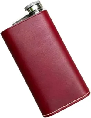 Outdoor Travel Flasks 304 Stainless Steel Flasks for Liquor for Men Wedding Party Birthdays 150ml Small Flasks(Red)