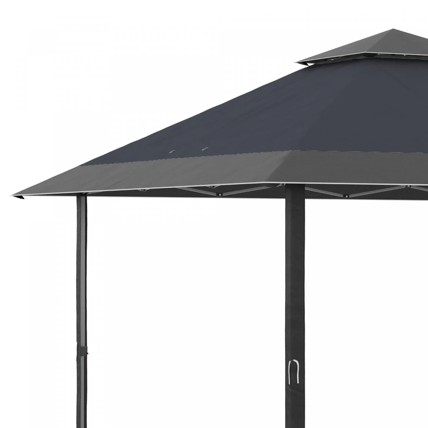 Outsunny 13' X 13' Outdoor Pop-up Party Tent Canopy With Top Vent, Grey|Outsunny 13' X 13' Tente De Fete Pop-up Exterieure, Gris