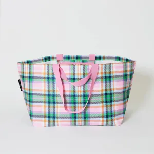 OVERSIZE TOTE | Plaid