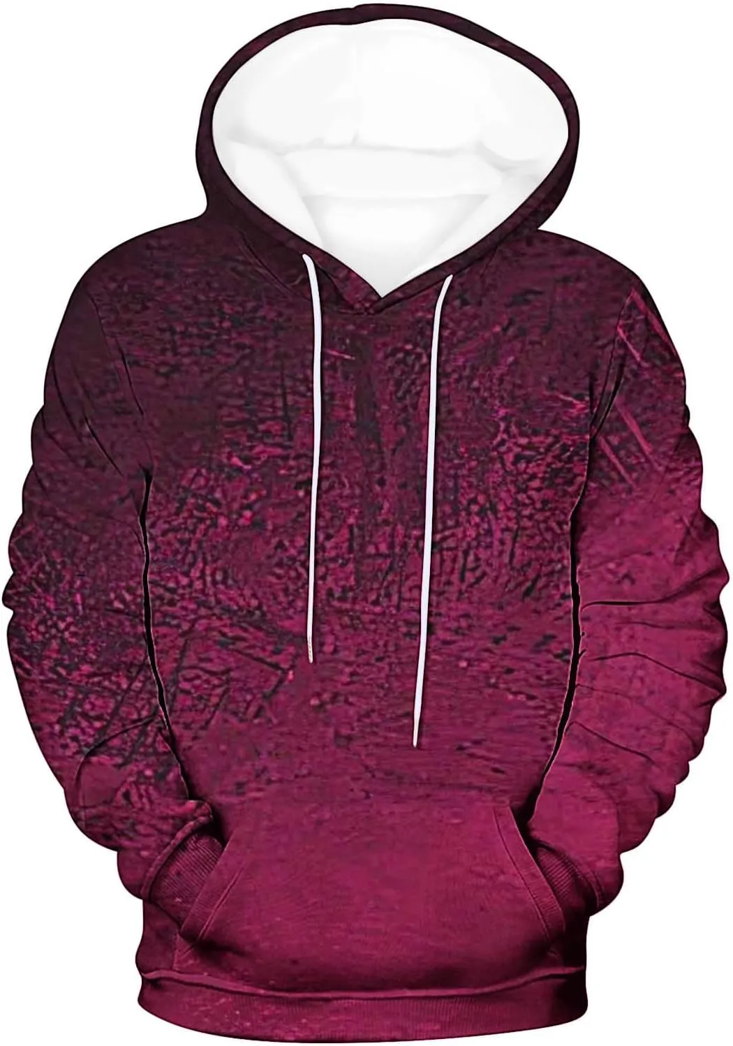 Oversized Hoodies 2024 Fall Vintage Lightweight Mens Hooded Sweatshirts Pullover with Kanga Pockets Streetwear