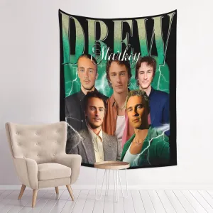 OVILYKD Drew Actors Starkey Tapestry Wall Art Hanging Tapestry Poster for Living Room Bedroom Dorm Party Home Decor 29X37 Inch