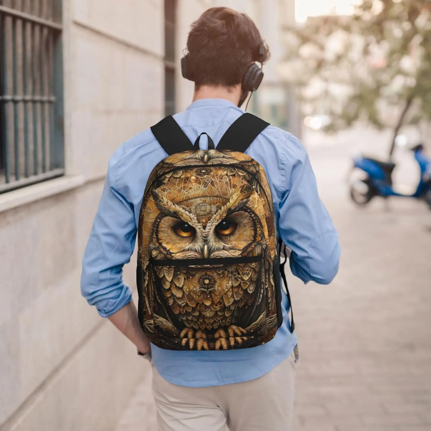 Owl Beliefs Laptop Backpack,Carry On Backpacks, Fits Up To 16 Inch Computer,Travel Daypack For Men Women