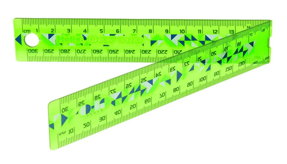 Oxford Geo Folding Ruler - 30CM (Green)