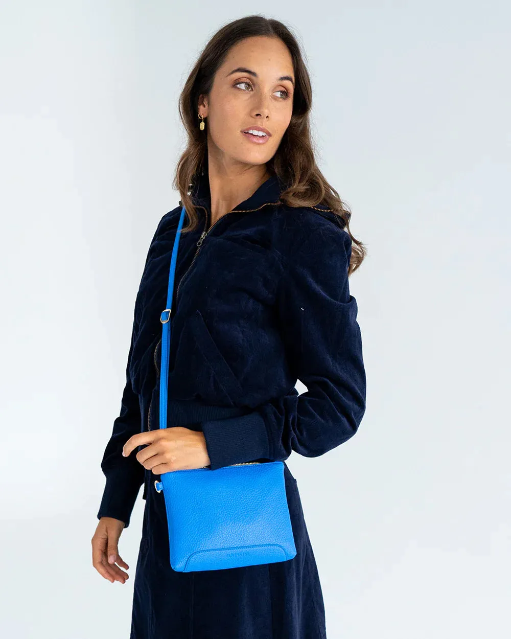 Palermo Crossbody- Cornflower