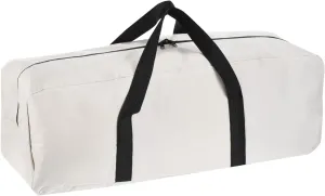PATIKIL 26" Camp Chair Replacement Bag, Medium Storage Duffle Bag Waterproof Moving Bag with Zipper Foldable Canvas Tote Bag for Travel Camping, Beige (26"x7.8"x8.7")