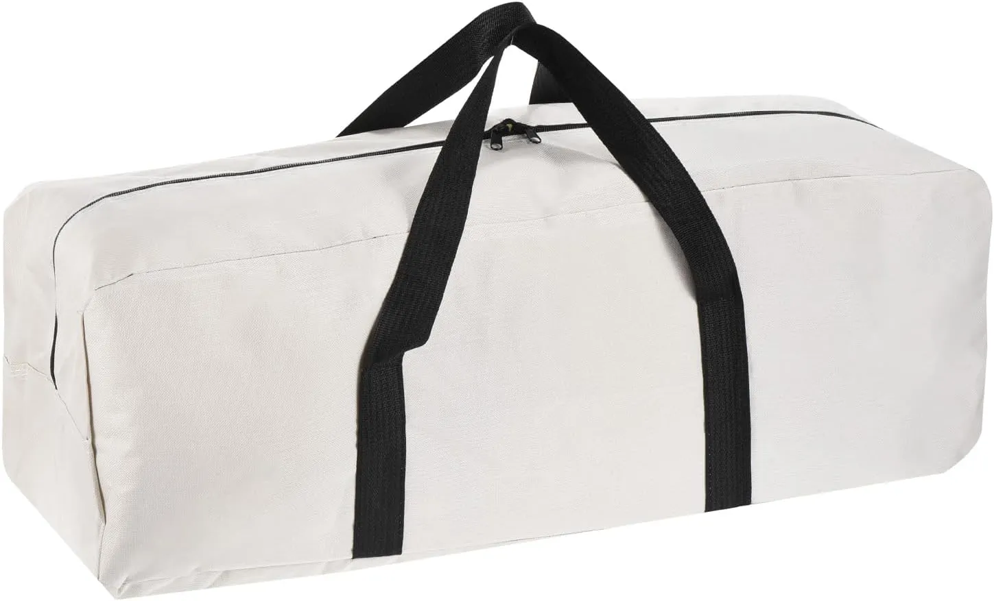 PATIKIL 26" Camp Chair Replacement Bag, Medium Storage Duffle Bag Waterproof Moving Bag with Zipper Foldable Canvas Tote Bag for Travel Camping, Beige (26"x7.8"x8.7")