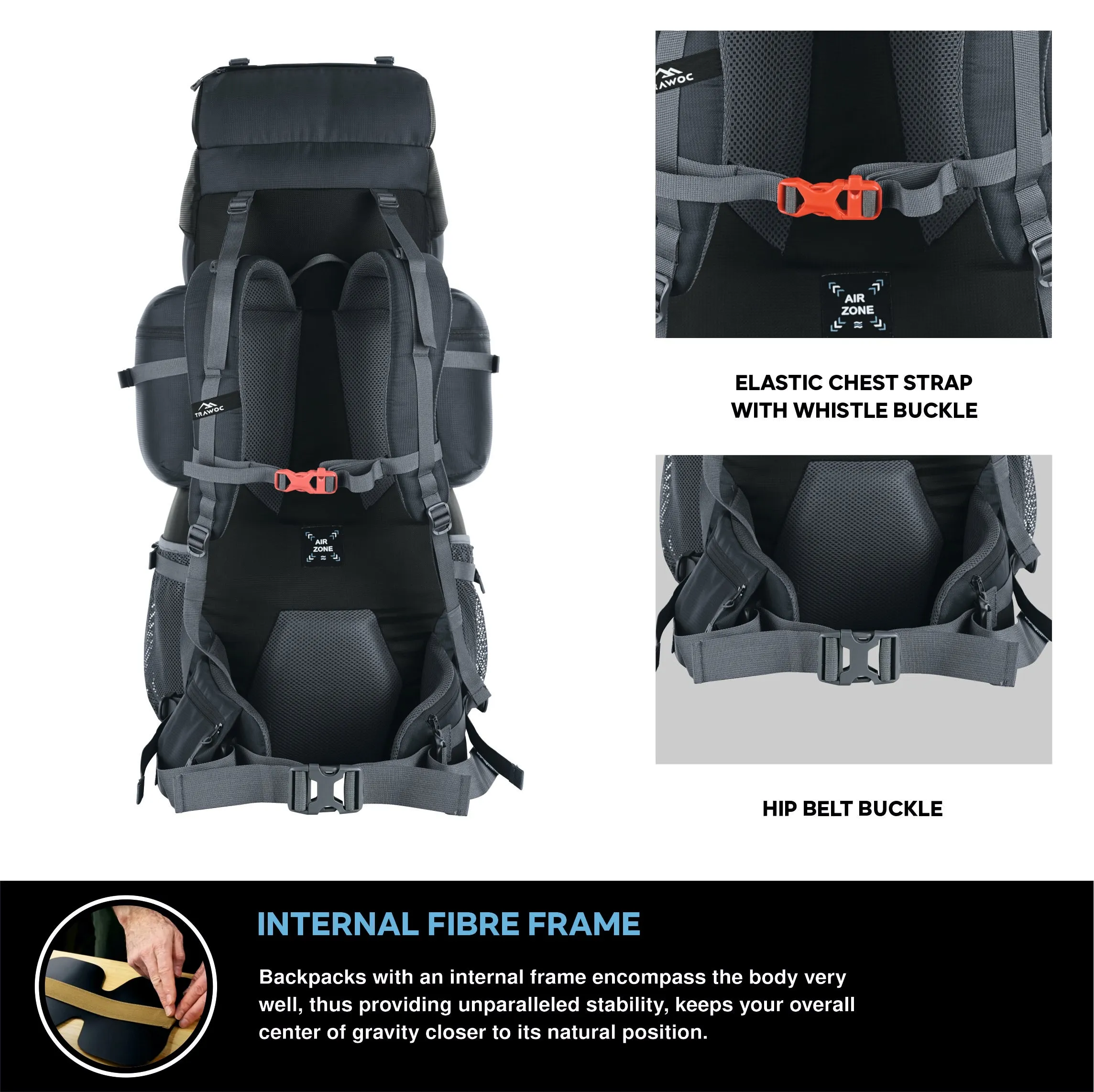 PEAKPRO-75 Rucksack - Grey