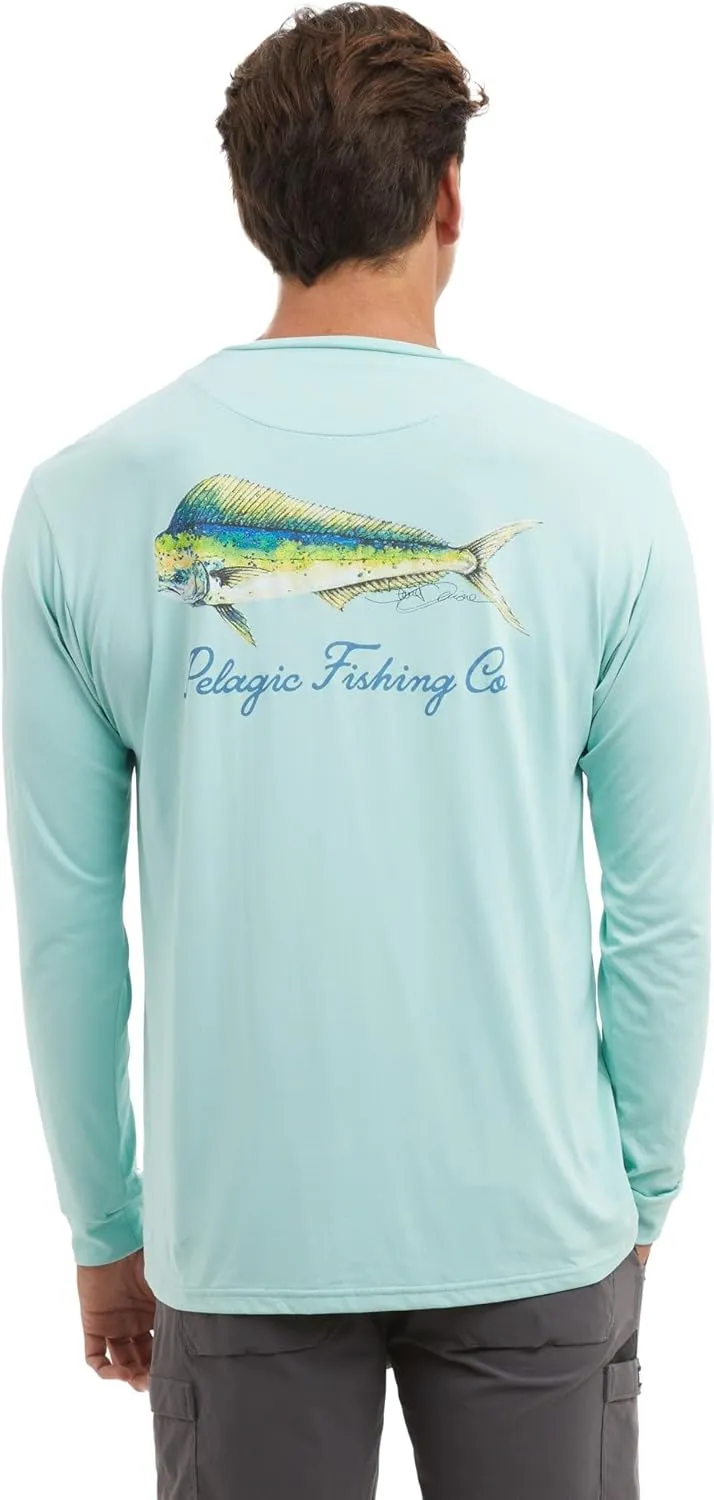 PELAGIC Apparel Men's Aquatek Goione Mahi Fishing Shirt