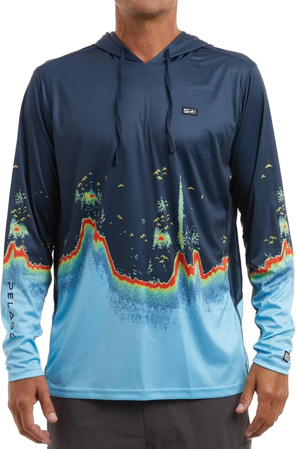 PELAGIC Apparel Men's Vaportek Hooded Fishing Shirt