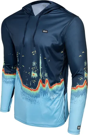 PELAGIC Apparel Men's Vaportek Hooded Fishing Shirt