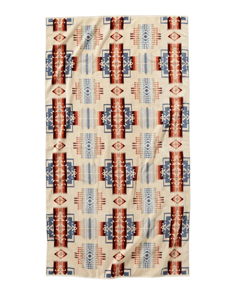 Pendleton oversized jacquard spa towel chief joseph rosewood
