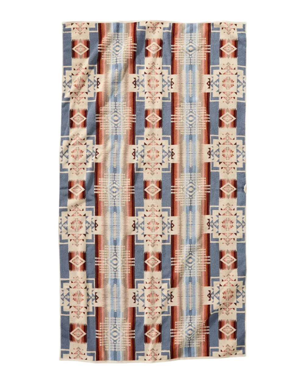Pendleton oversized jacquard spa towel chief joseph rosewood