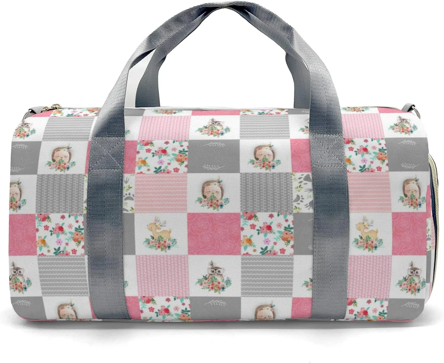 Personalized Animals Custom Multi-functional Travel Bag, Unisex Portable Duffel Bag, Short Distance Travel Assistant.