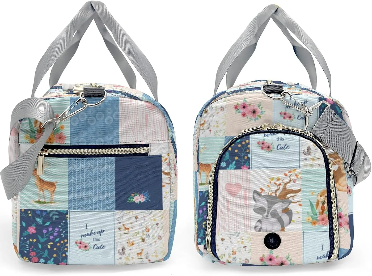 Personalized Animals Custom Multi-functional Travel Bag, Unisex Portable Duffel Bag, Short Distance Travel Assistant.