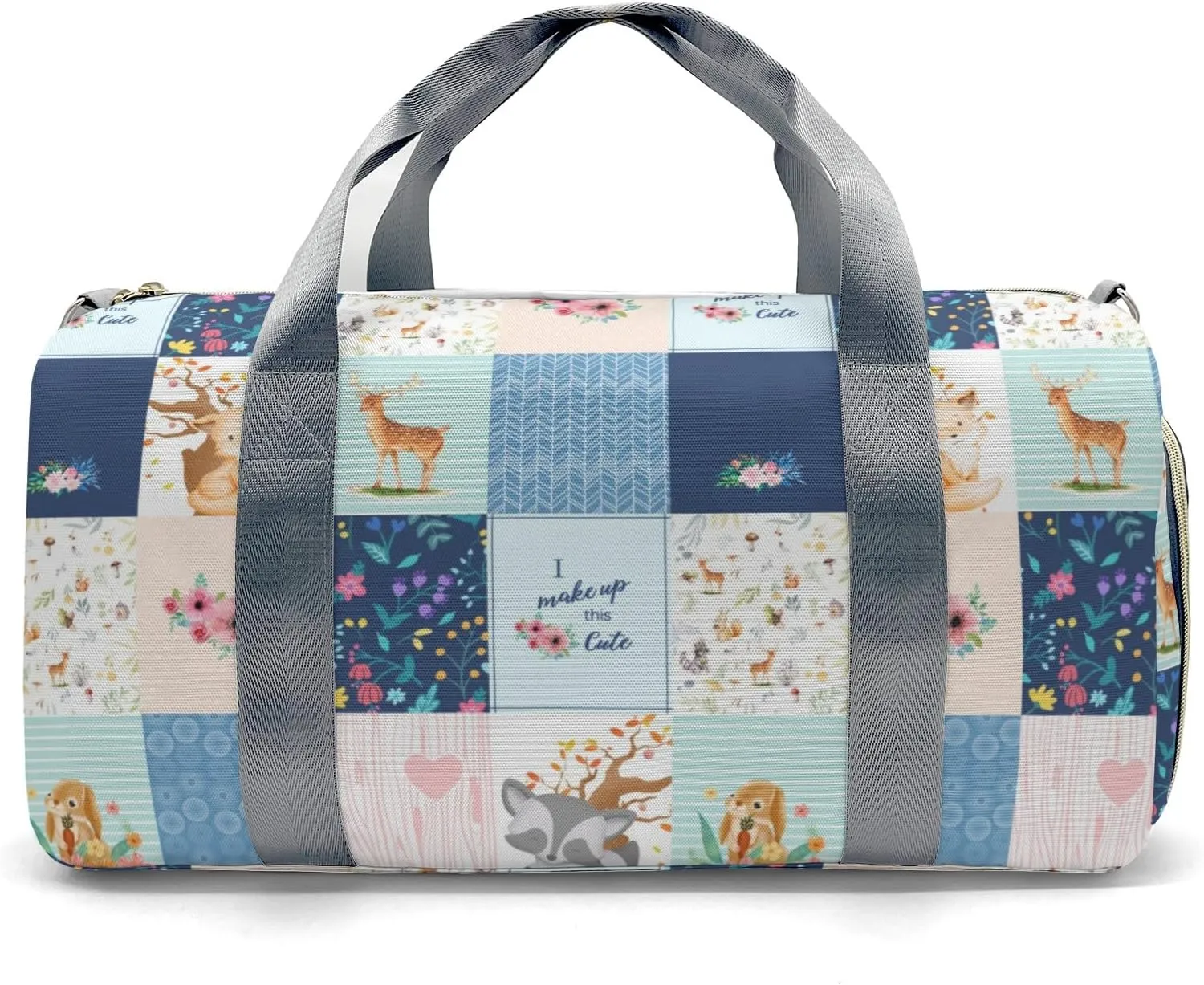 Personalized Animals Custom Multi-functional Travel Bag, Unisex Portable Duffel Bag, Short Distance Travel Assistant.