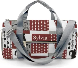 Personalized Ball Custom Multi-functional Travel Bag, Unisex Portable Duffel Bag, Short Distance Travel Assistant