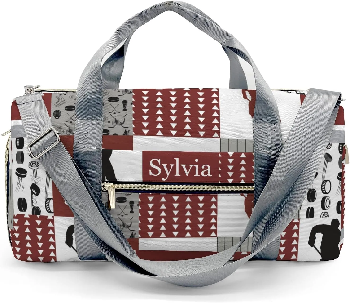 Personalized Ball Custom Multi-functional Travel Bag, Unisex Portable Duffel Bag, Short Distance Travel Assistant