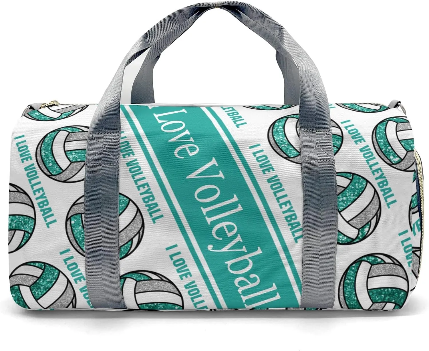 Personalized Volleyball Custom Multi-functional Travel Bag, Unisex Portable Duffel Bag, Short Distance Travel Assistant