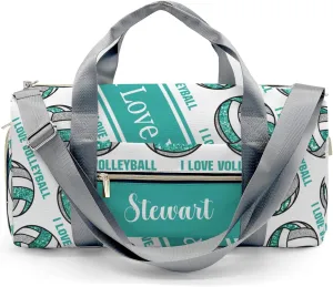 Personalized Volleyball Custom Multi-functional Travel Bag, Unisex Portable Duffel Bag, Short Distance Travel Assistant