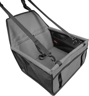 Pet Car Seat for Renault Talisman GrandTour Wagon Estate 2016-2018 2019 2020 2021 2022 2023 Dog Car Seat with Leash Portable Dog Bed for Car Washable Foldable Car Pet Bag,Dark Grey