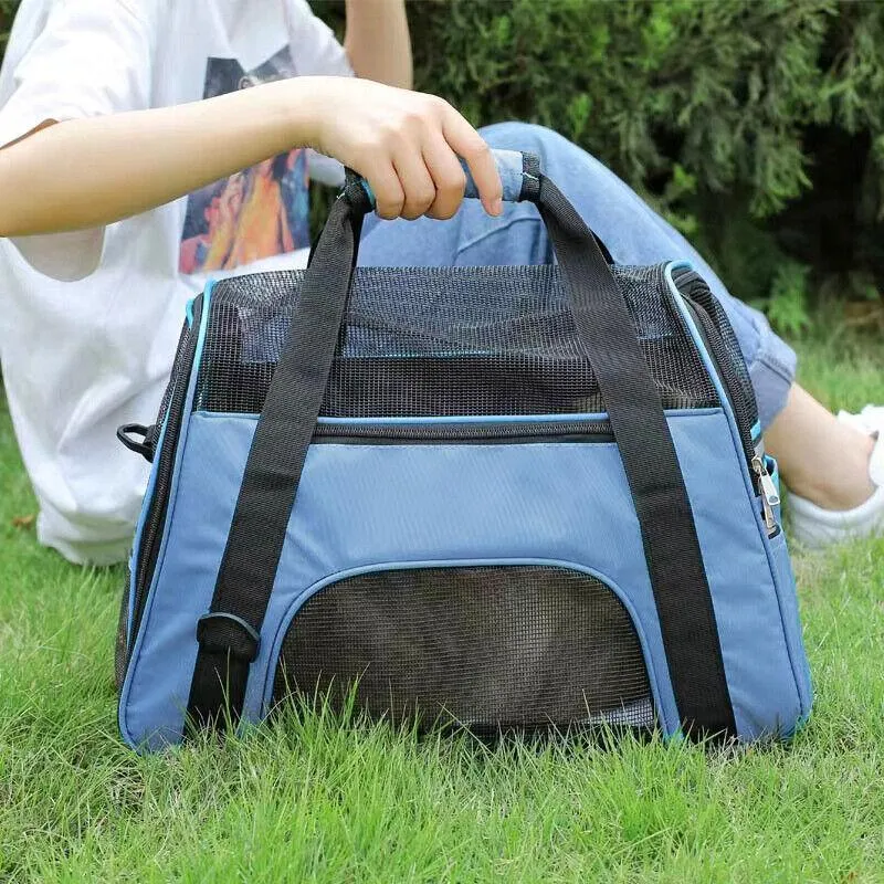 Pet Carrier Bag Portable Large Cat Dog Comfort Tote Travel Bag Airline Approved