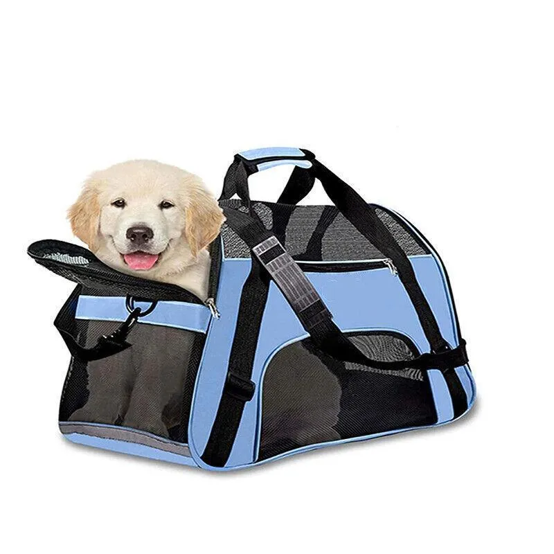Pet Carrier Bag Portable Large Cat Dog Comfort Tote Travel Bag Airline Approved