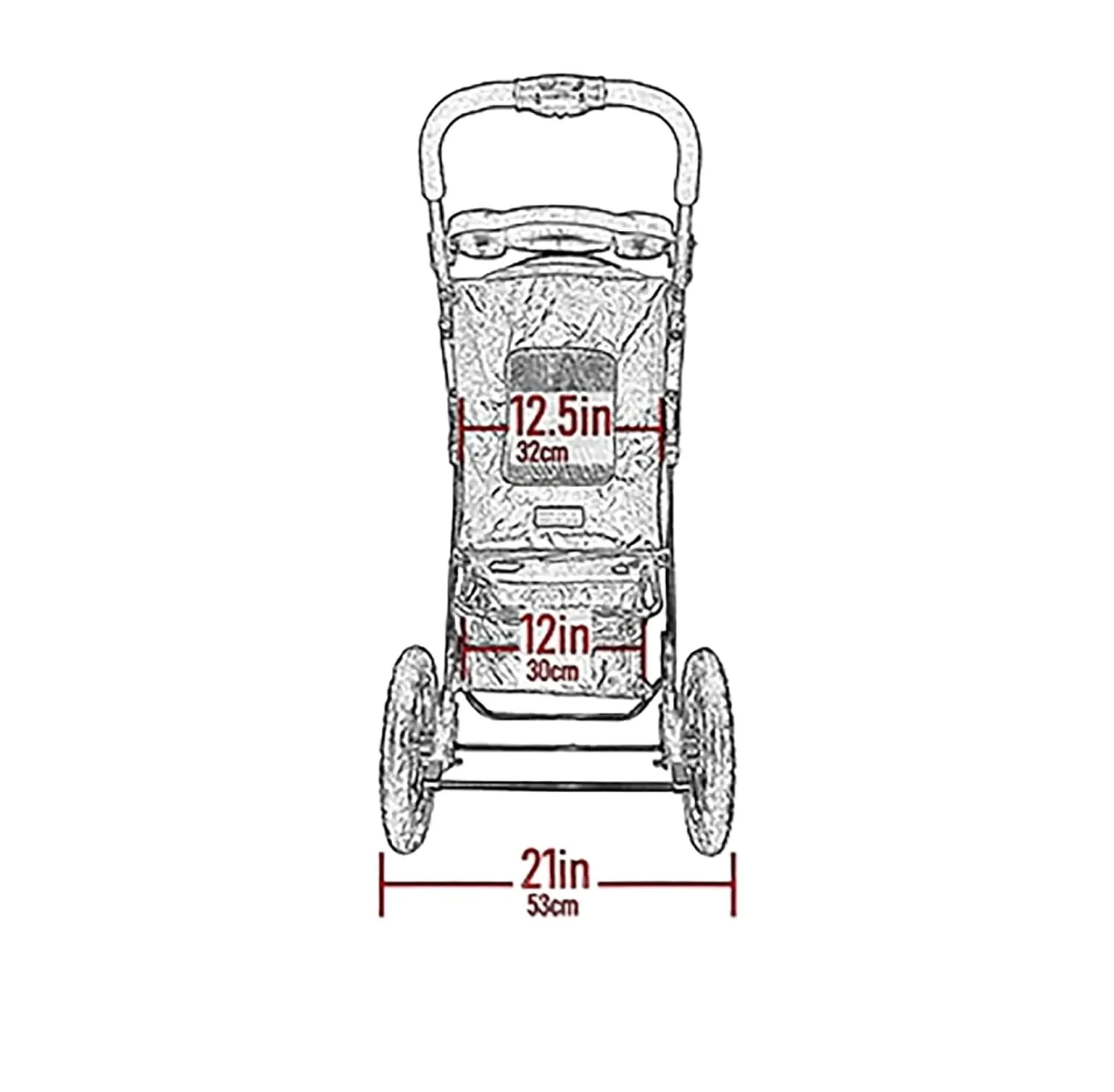 Pet Gear No-Zip Jogger Pet Stroller for Cats/Dogs, Zipperless Entry, Airless Tires, Easy One-Hand Fold, Cup Holder   Storage Basket, Navy
