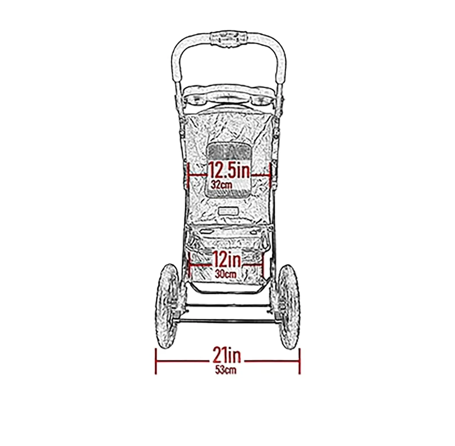 Pet Gear No-Zip NV Pet Stroller for Cats/Dogs, Zipperless Entry, Easy One-Hand Fold, Gel-Filled Tires, Plush Pad   Weather Cover Included, Peony