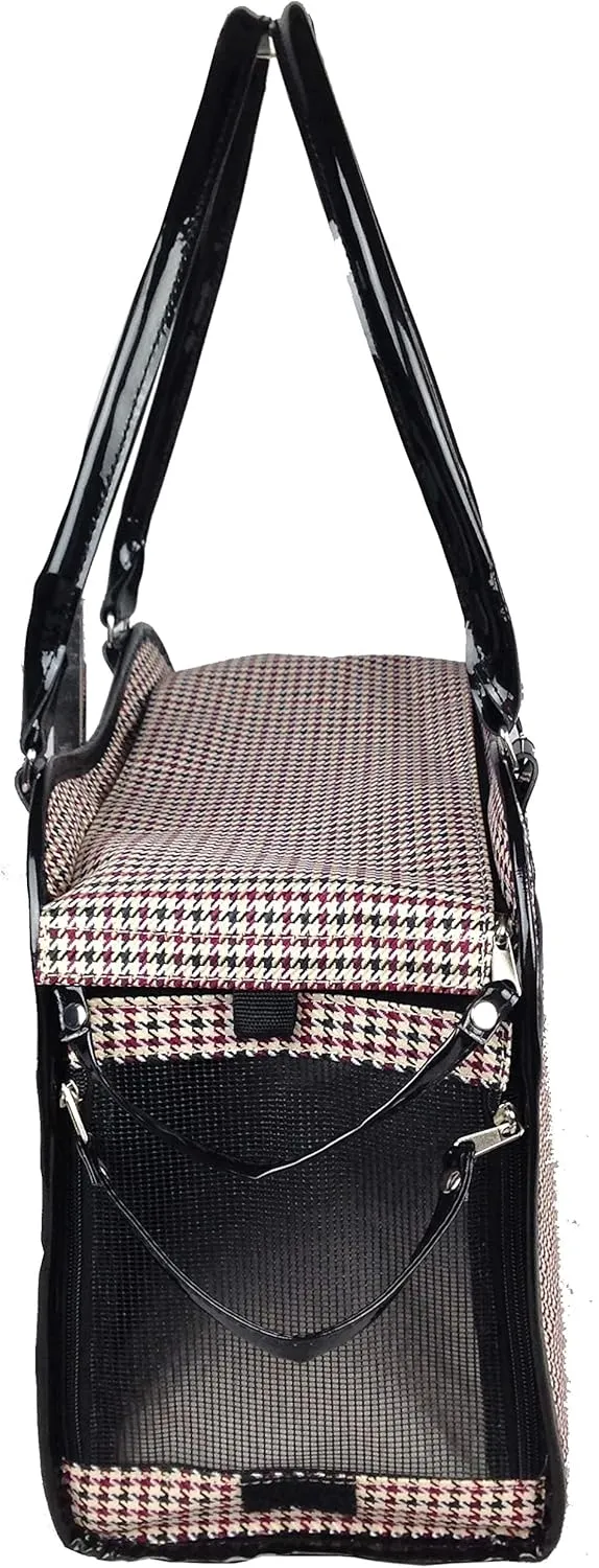Pet Life Exquisite Handbag Cat and Dog Carrier - Fashion Pet Carrier and Dog Purse for Small and Medium Dogs and Cats