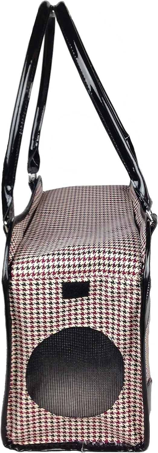 Pet Life Exquisite Handbag Cat and Dog Carrier - Fashion Pet Carrier and Dog Purse for Small and Medium Dogs and Cats